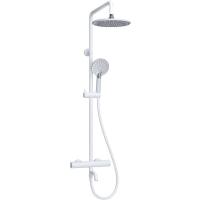 Душевая стойка Wasserkraft Mindel 850, термостатическая, цвет белый Soft-touch, A188.067.058.WM Thermo