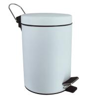 Корзина для мусора Wasserkraft Серия К, с педалью, 3 л, белая матовая, K-633W