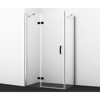 Душевой уголок Wasserkraft Aller Black L/R, 120 х 100 см, стекло прозрачное, 10H10RBLACK