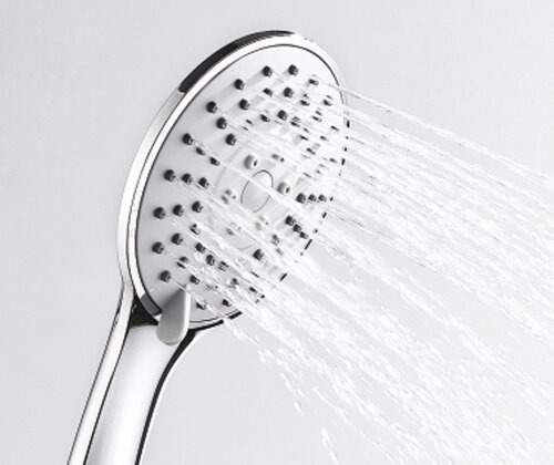 Душевая лейка Wasserkraft A002, 3 режима, хром, 8.5 см