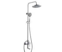 Душевая стойка Wasserkraft A16601, верхний душ 22,2 см, с изливом, хром