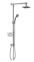 Душевой гарнитур Wasserkraft A016 с верхним душем 22 х 14 см, хром