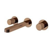 Смеситель для раковины Wasserkraft Paar, золото розовое, 8845