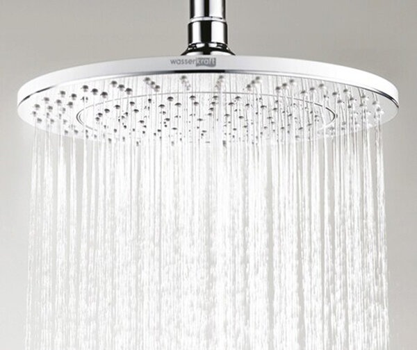 Душевая стойка Wasserkraft A12667WHITE, скрытый монтаж, белый/хром