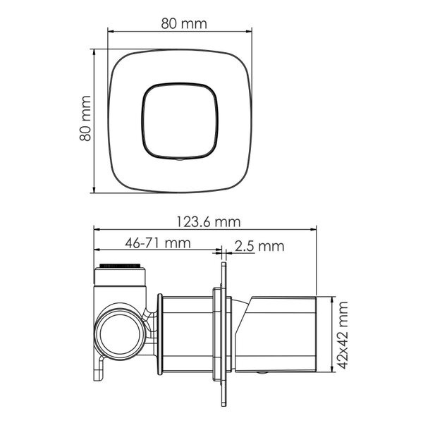 Смеситель для душа Wasserkraft Saale, белый матовый, 9551
