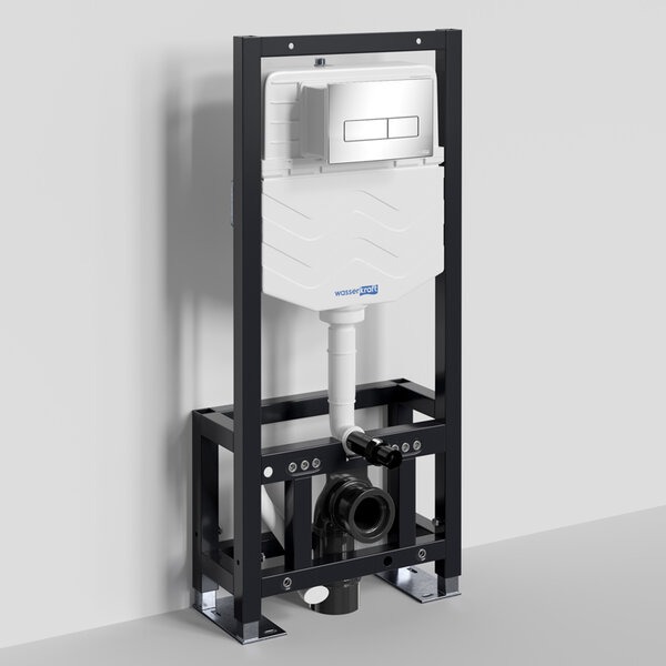 Инсталляция для унитаза Wasserkraft Dill 61TLT.010.ME.CH03, механическая клавиша хром