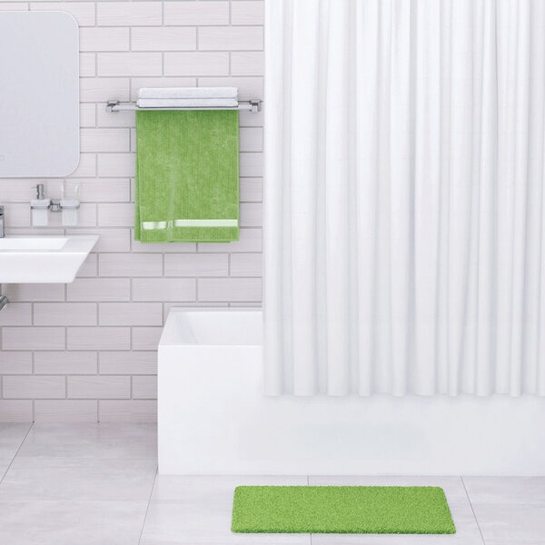 Штора для ванной Wasserkraft Vils SC-10203, 240 х 200 см, навесная, белая