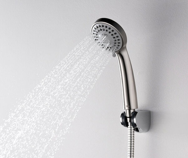 Душевая лейка Wasserkraft A120 3-функциональная, матовый хром