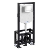 Инсталляция для унитаза Wasserkraft Dill 61TLT.010.ME.CH03, механическая клавиша хром