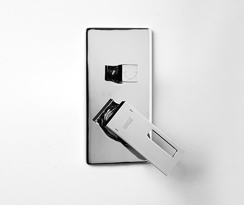 Смеситель Wasserkraft 1541 для ванны и душа, хром