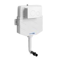 Смывной бачок Wasserkraft Aller 10TLT.031.ME.WM02, для унитазов, с механической кнопкой смыва цвет - белый матовый