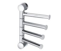 Полотенцедержатель Wasserkraft 1054, 4 держателя, короткие, 17.6, хром