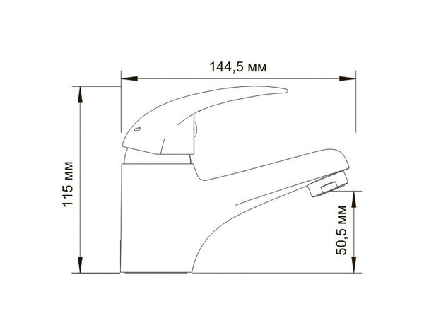 Смеситель для раковины Wasserkraft ISEN 2603, хром