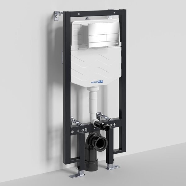 Инсталляция для унитаза Wasserkraft Vils 56TLT.010.ME.CH04, механическая клавиша хром