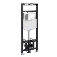 Инсталляция для унитаза Wasserkraft Alme 15TLT.010.ME.CH02, механическая клавиша хром