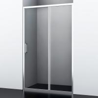 Душевая дверь в нишу Wasserkraft Main, универсальная, 130 х 200 см, 41S30
