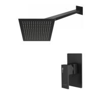 Душевая система WasserKRAFT 2000 А20219, цвет - черный Soft-touch