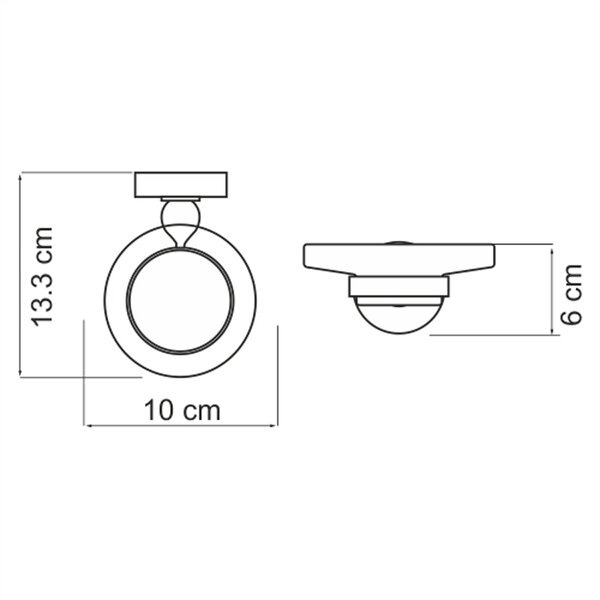 Мыльница с держателем Wasserkraft Diemel, Diemel K-2229