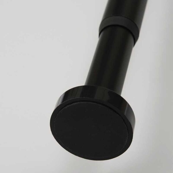 Карниз для ванны Wasserkraft Elbe SC-721121, 110 - 200 см, черный