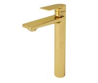 Смеситель для раковины Wasserkraft Aisch 5503H, PVD-покрытие, матовое золото