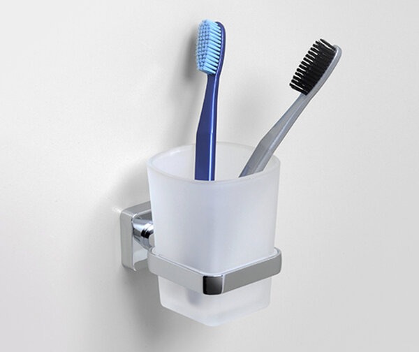 Стакан для щеток с держателем Wasserkraft Dill, K-3928