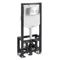 Инсталляция для унитаза Wasserkraft Dill 61TLT.010.ME.BN01, механическая клавиша никель