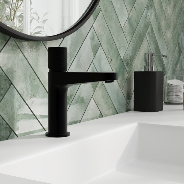 Смеситель для раковины Wasserkraft Fulda, черный матовый, 5203
