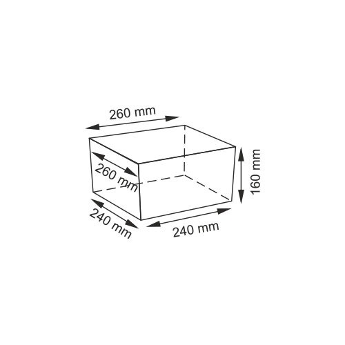 Корзина Wasserkraft Dinkel WB-580-S, маленькая, для белья