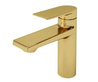 Смеситель для раковины Wasserkraft Aisch 5503, PVD золото матовое