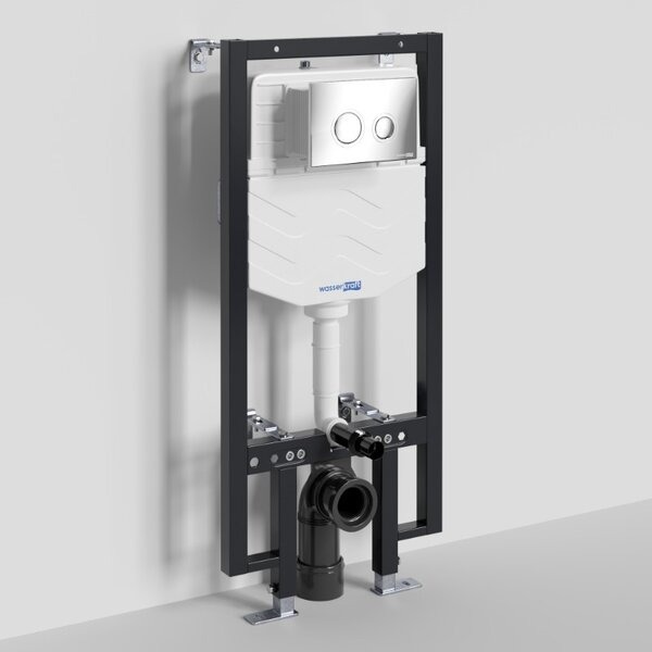 Инсталляция для унитаза Wasserkraft Vils 56TLT.010.ME.CH01, механическая клавиша хром