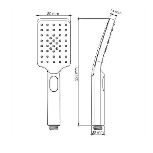 Смеситель для ванны и душа Wasserkraft Schunter A8251.306.308.285.194.201, цвет золото матовое