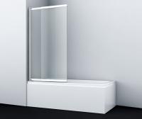 Шторка на ванну Wasserkraft 41S02-100L/R Matt glass, распашная/раздвижная, двустворчатая