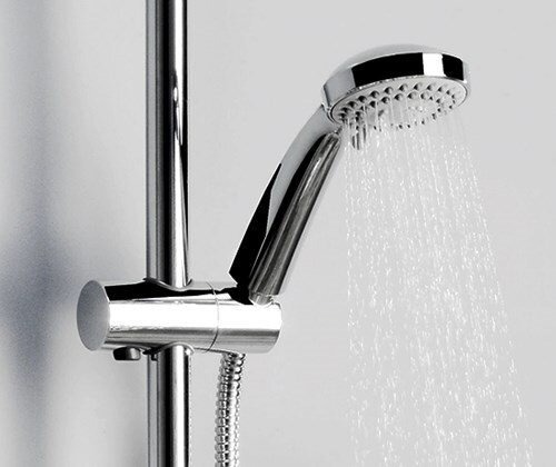 Душевая стойка Wasserkraft A13302, верхний душ 25 см, хром