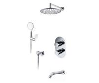 Душевая стойка Wasserkraft A174819, скрытый монтаж, хром