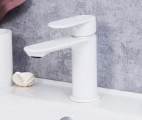 Смеситель для раковины Wasserkraft, цвет белый Soft-touch, 8503