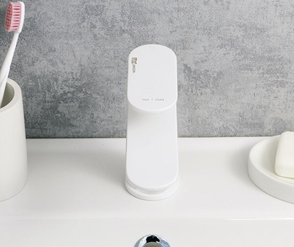 Смеситель для раковины Wasserkraft, цвет белый Soft-touch, 8503