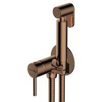 Гигиенический душ Wasserkraft A70938, со смесителем, C ВНУТРЕННЕЙ ЧАСТЬЮ, золото розовое