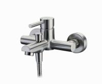 Смеситель Wasserkraft WERN 4201 для ванны и душа с коротким изливом, матовый хром