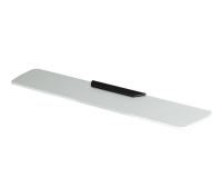 Полка стеклянная Wasserkraft Glan, PVD - покрытие, черный глянец, K-5124