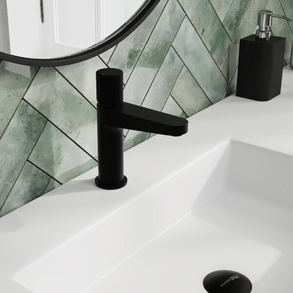 Смеситель для раковины Wasserkraft Fulda, черный матовый, 5203