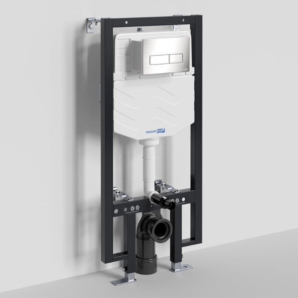 Инсталляция для унитаза Wasserkraft Vils 56TLT.010.ME.BN03, механическая клавиша никель