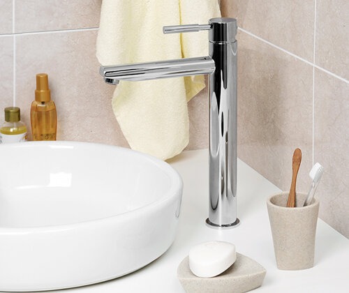 Смеситель для раковины Wasserkraft 4103H, высокий, хром