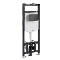 Инсталляция для унитаза Wasserkraft Alme 15TLT.010.ME.MB04, механическая клавиша черная матовая