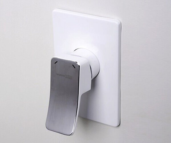Гигиенический душ Wasserkraft A010657WHITE, со смесителем, C ВНУТРЕННЕЙ ЧАСТЬЮ, белый/хром