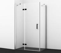 Душевой уголок Wasserkraft Aller Black L/R, 120 х 90 см, стекло прозрачное, 10H07LBLACK