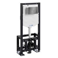 Инсталляция для унитаза Wasserkraft Dill 61TLT.010.ME.PB03, механическая клавиша черная