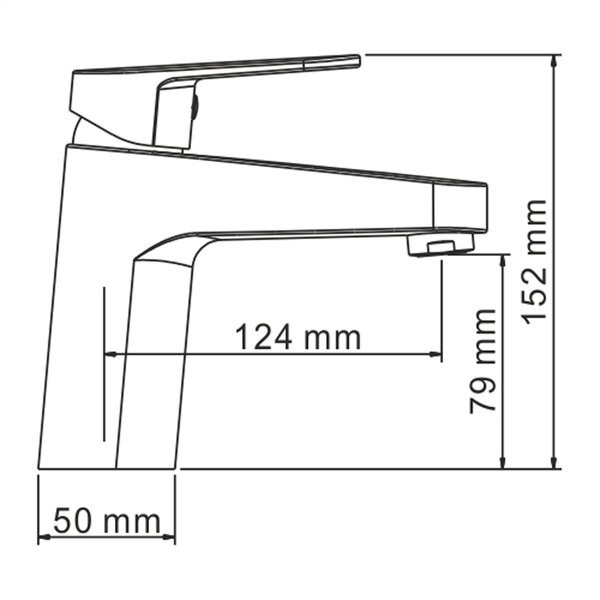 Смеситель для раковины Wasserkraft DO 5303, хром