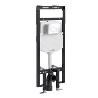 Инсталляция для унитаза Wasserkraft Dinkel 58TLT.010.ME.CH02, механическая клавиша хром