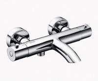 Смеситель термостатический Wasserkraft 4811 для ванны и душа с коротким изливом, хром