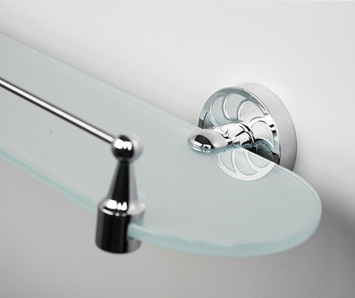 Полка стеклянная Wasserkraft Isen K-4044